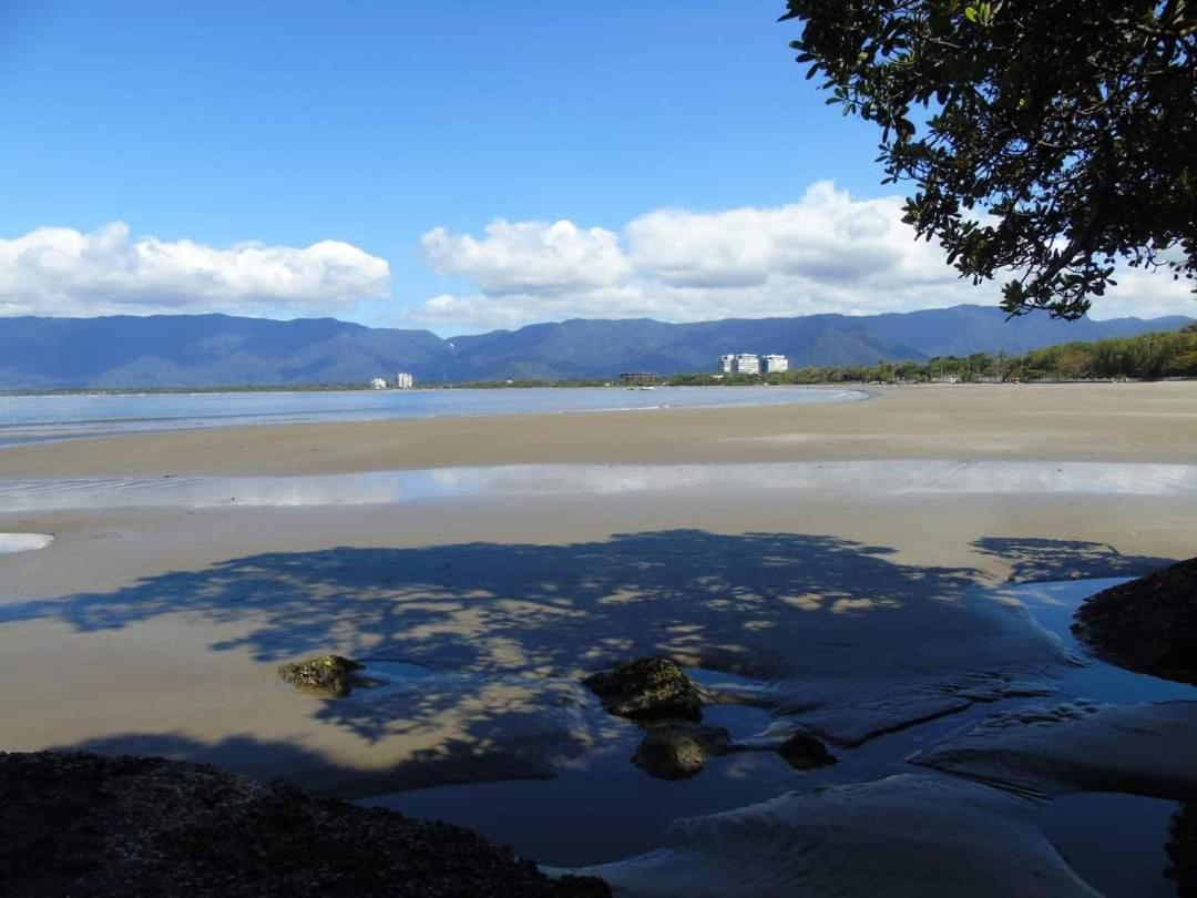 Apartamento aconchegante à 450m da praia Bertioga Exterior foto
